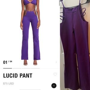 IAMGia Purple Euphoria Pants NWT!!!!!